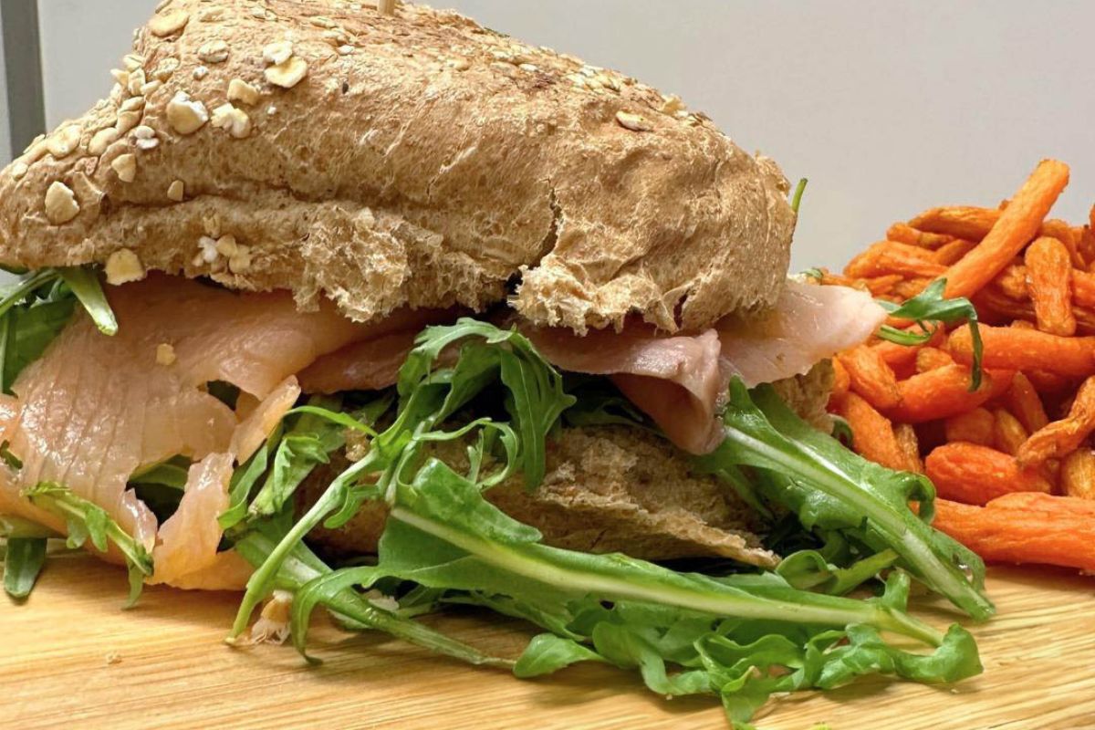 Panino con salmone